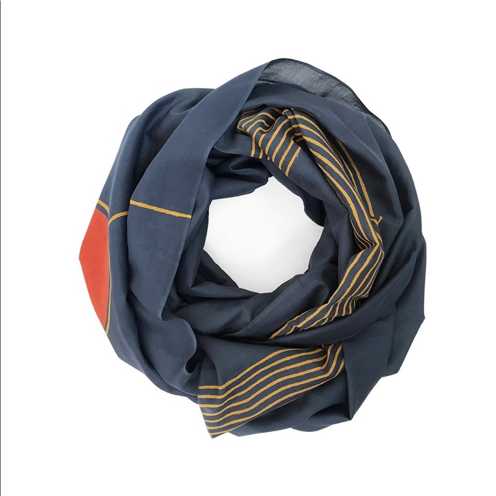 Set of two Block Shop Textiles Gemini scarves - Picture 2 of 2